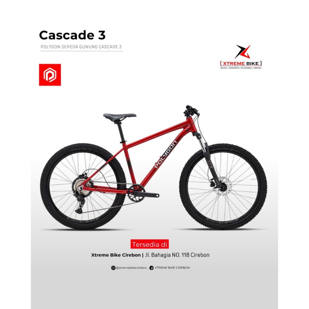 Sepeda MTB 27.5 Polygon Cascade 3 - 2026