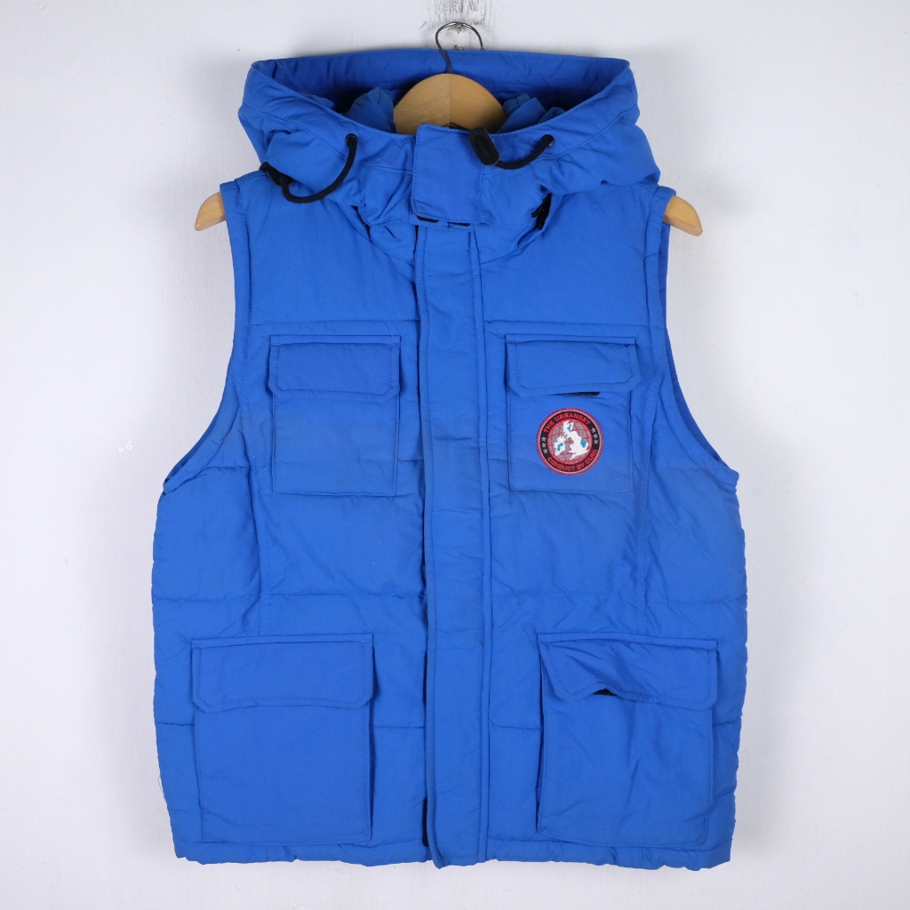 ROMPI CONDUCT BY CLRIDE.N DOWN PUFFER VEST VT60 SIZE M ORIGINAL PRELOVED