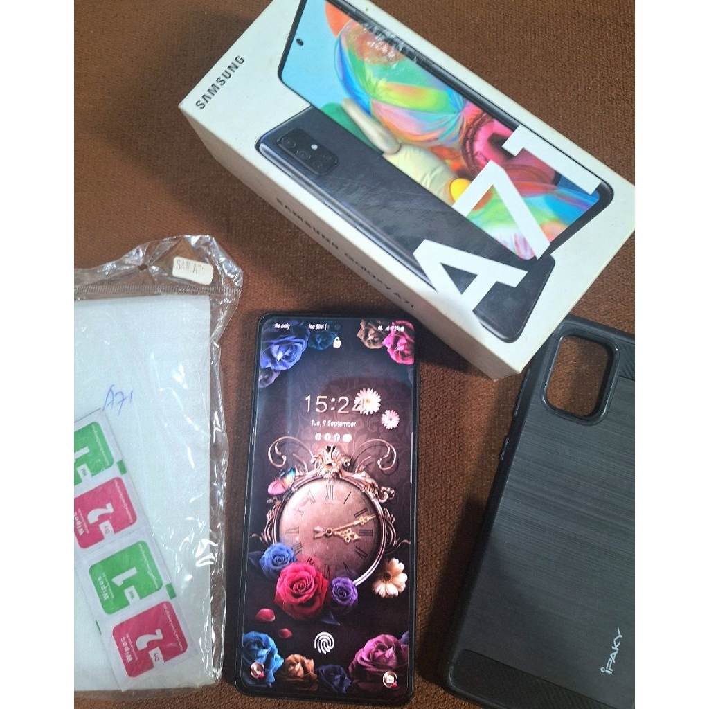HP Second Murah Samsung A71 64MP RAM 128/8GB Mulus Terawat Bonus Antigores
