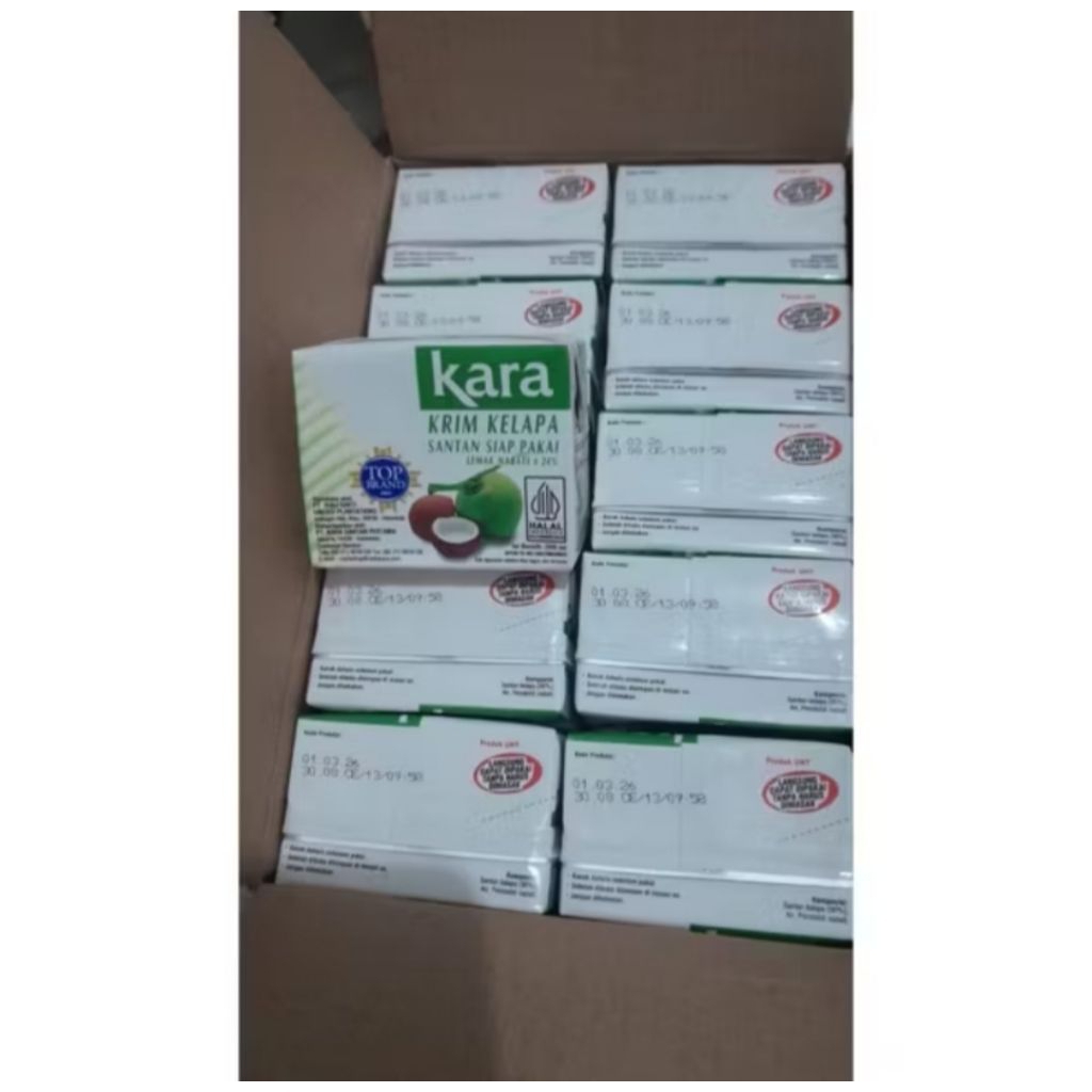 

kara santan 200ml kelapa cair instan 1 dus