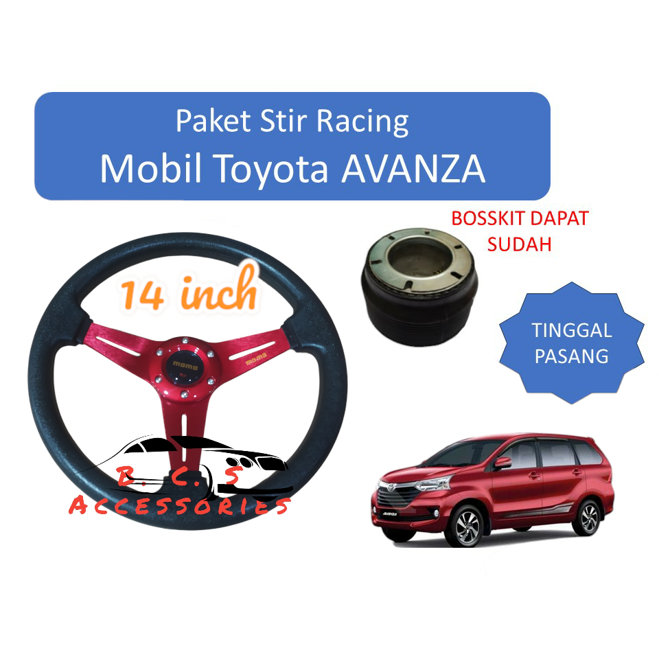 PAKET Stir Racing TINGGAL PASANG KHUSUS MOBIL AVANZA- Stir Racing Berkualitas untuk Mobil AVANZA Car