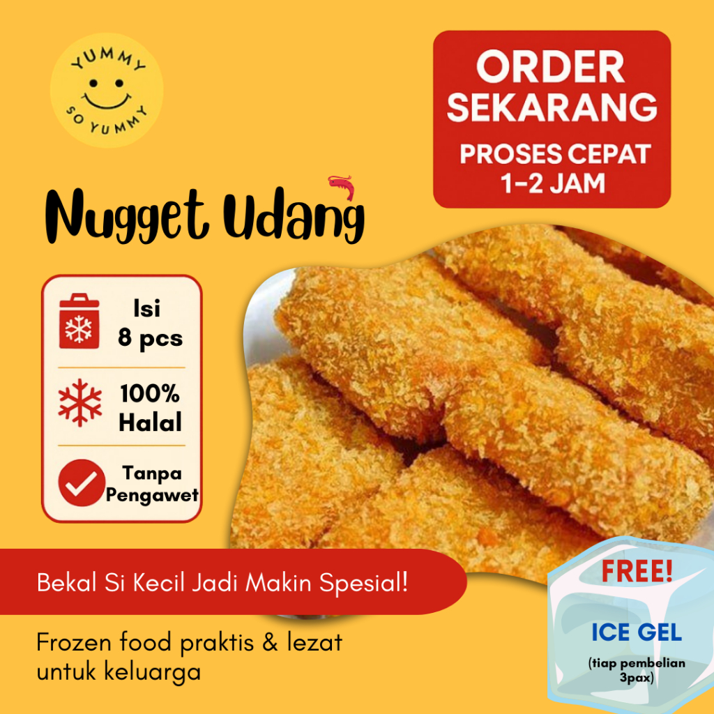 

Makanan Beku Nugget Udang Ebi Katsu Frozen
