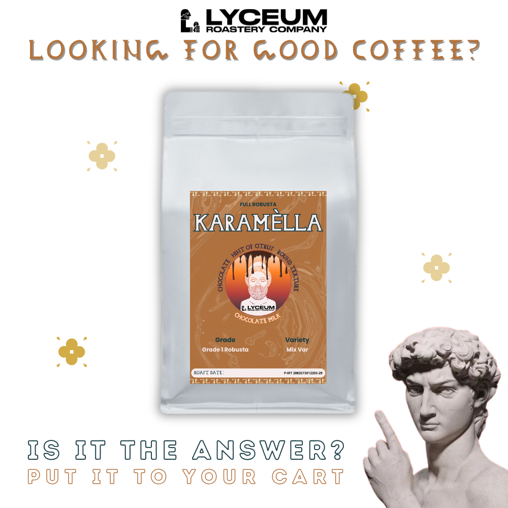 

Kopi Robusta Es Kopi Susu | Karamella | Biji Kopi | Bubuk Kopi | 1 kg | Lyceum Roastery Company