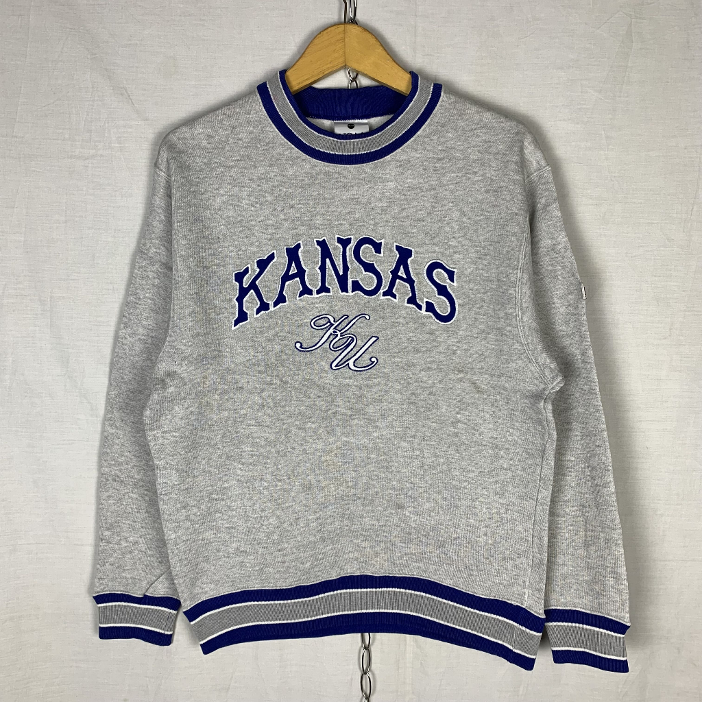 Vintage Kansas University NCAA Sweatshirt Crewneck College Campus