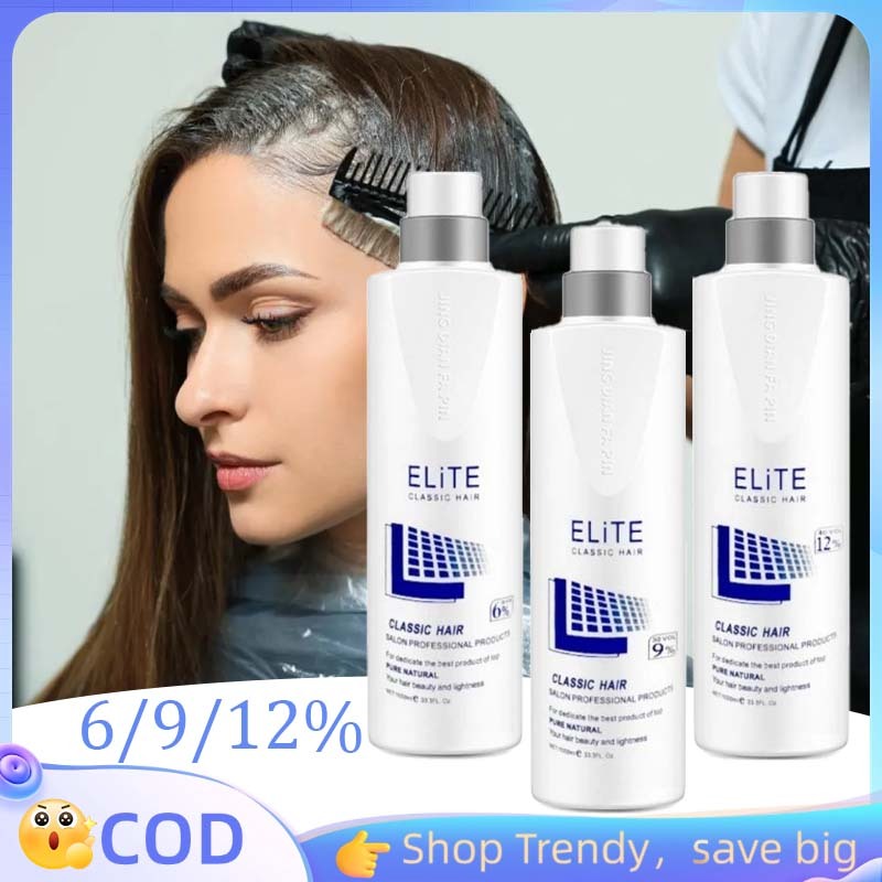 1000 ML Oxydant Cat Rambut Professional - Emulsi Hidrogen Peroksida Cream Developer Untuk Hair Color