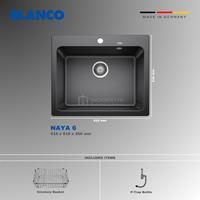 Kitchen Sink Blanco Naya 6 Silgranit / Blanco Sink Silgranit NAYA 6 (Sink Only)