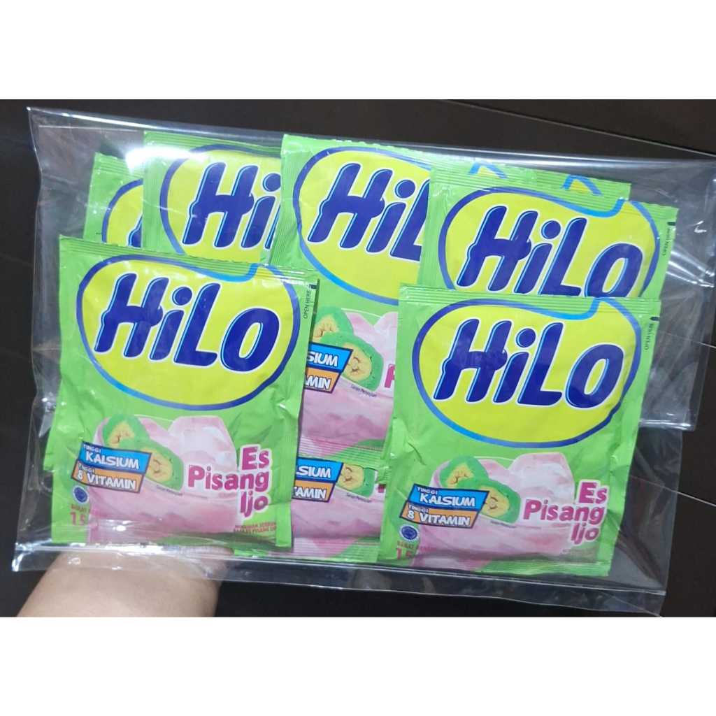 

Hilo Es Pisang Ijo 1 Renceng isi 10 Sachet X 15gr (rijek kemasan) // susu bubuk