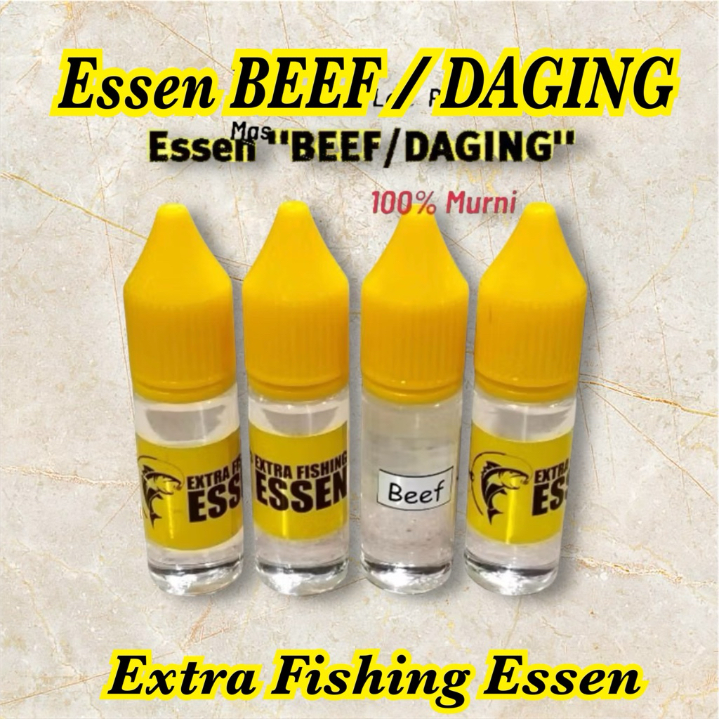 Essen Mancing Aroma Beef Daging Strong Lele Galatama Extra Fishing