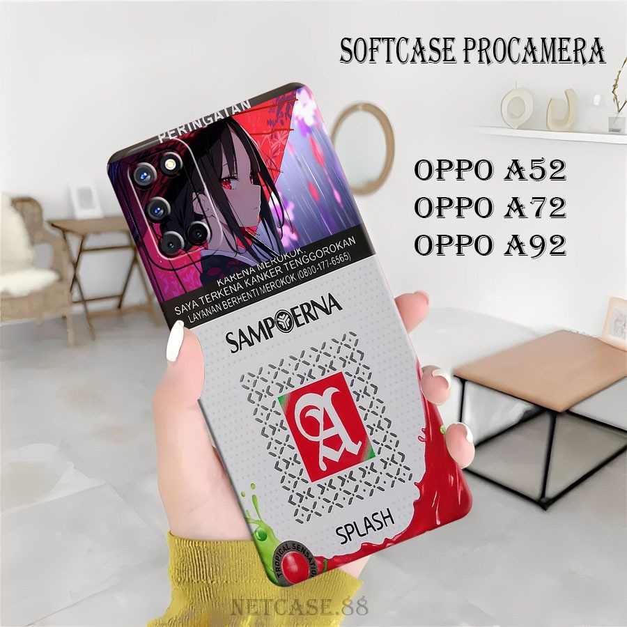 Softcase Hp Oppo A52 - Oppo A72 - Oppo A92 - Case Terbaru - Tpu Silikon - Softcase Lentur - Fashion 