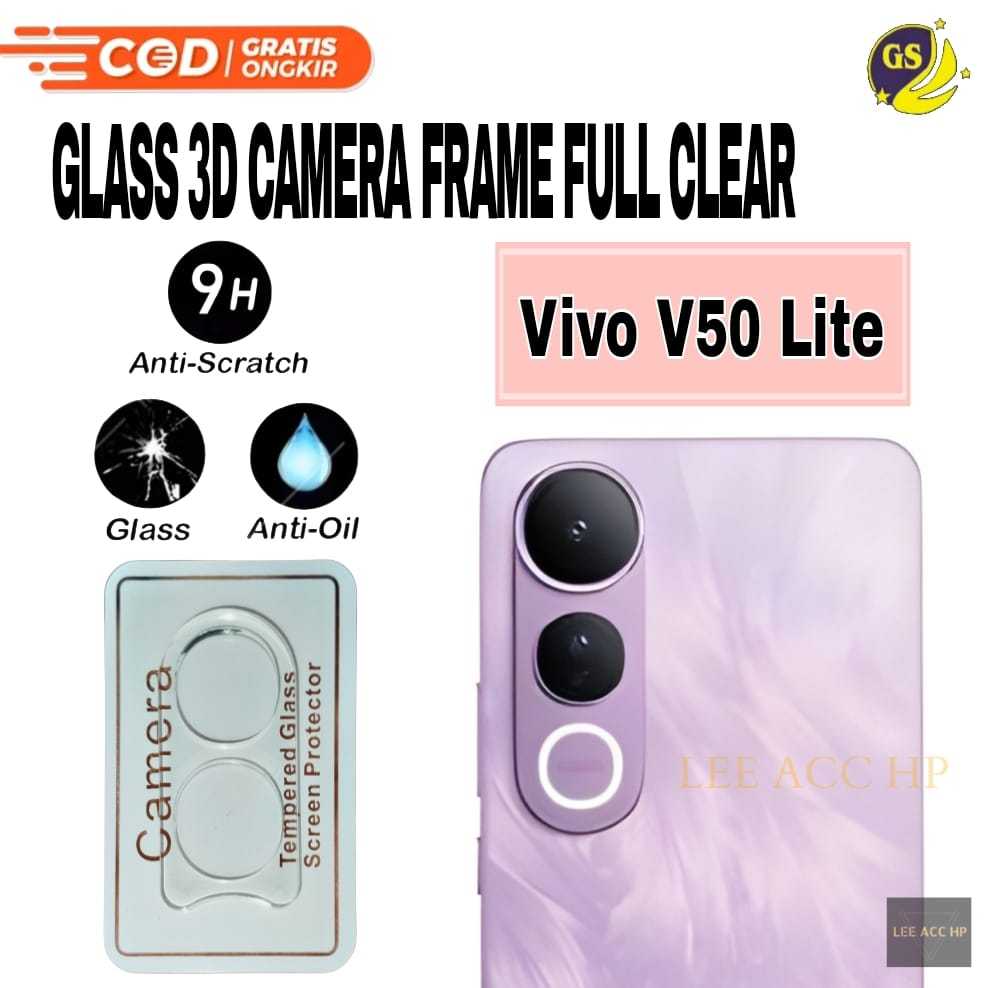Frame Camera Glass 3D Full Clear Vivo Y19S Vivo Y29 Vivo Y04 Vivo Y29S Vivo Y04S Vivo Y19S GT Vivo V