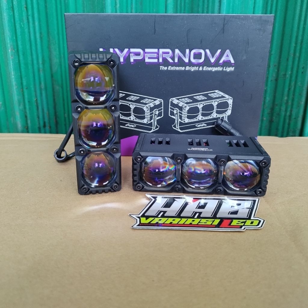 LAMPU TEMBAK MINI LASER HRX-3 150 WATT HYPERNOVA 3 MATA LAMPU SOROT GRILL HYPERNOVA HRX3 HRX-3 ORIGI