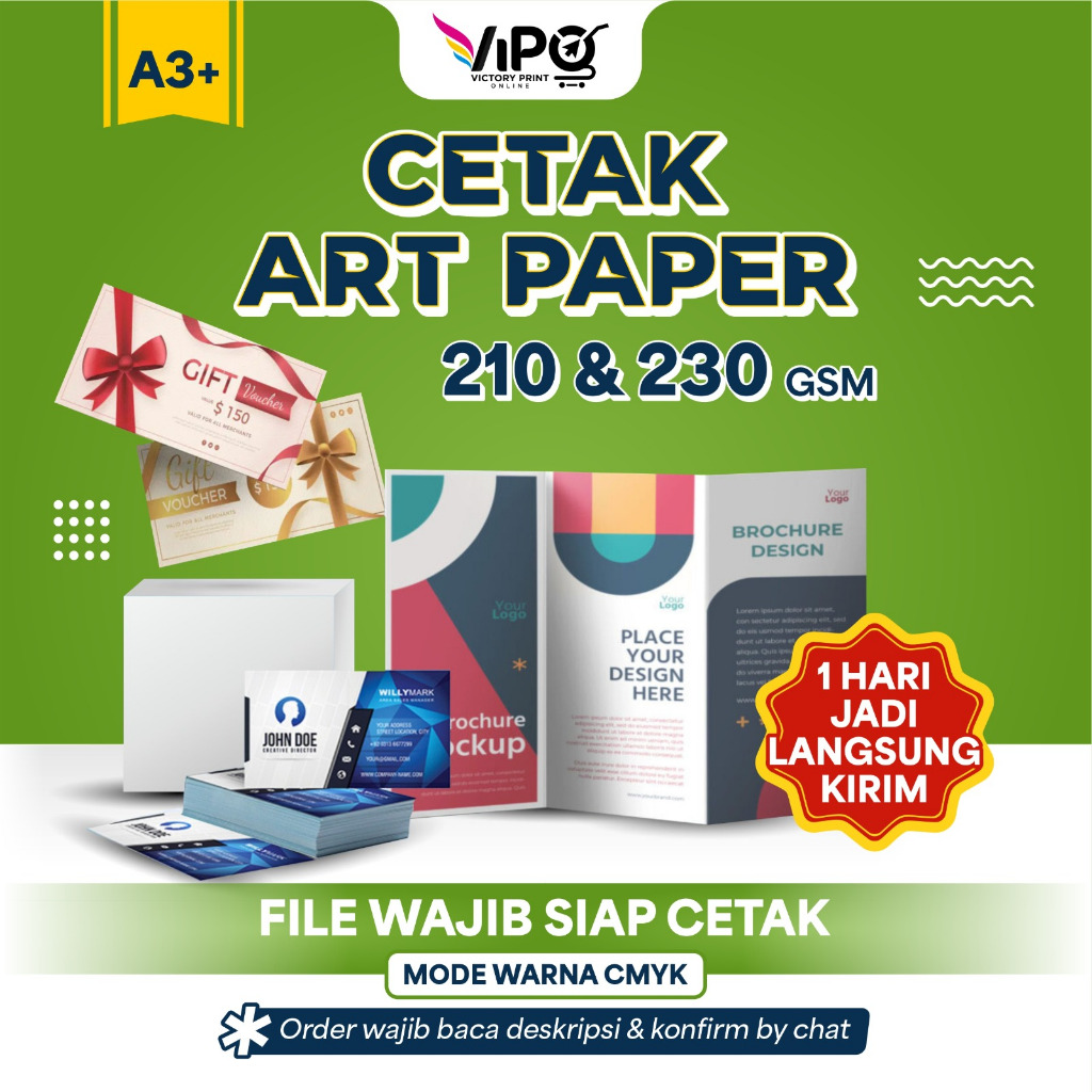 

Cetak Art Paper A3+(32*48)