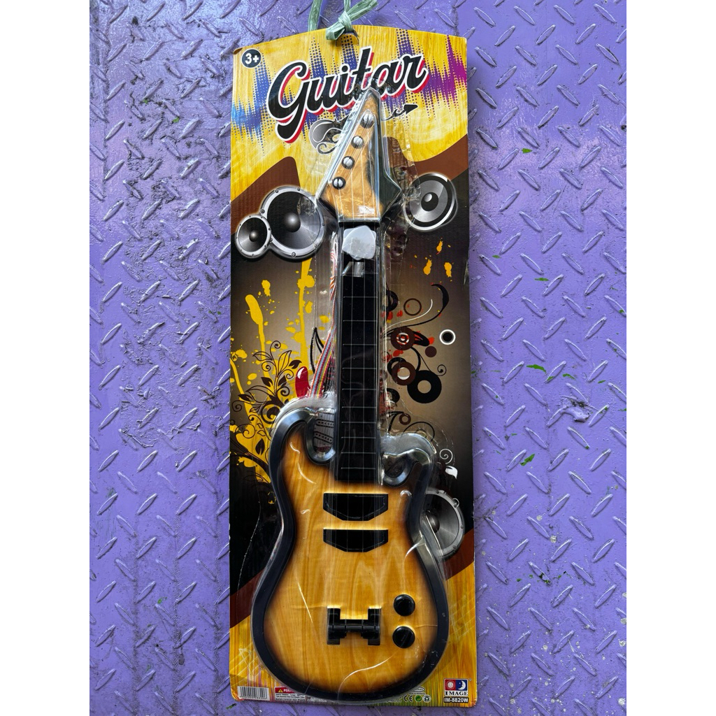 Gitar mainan elektrik anak perempuan dan laki-laki