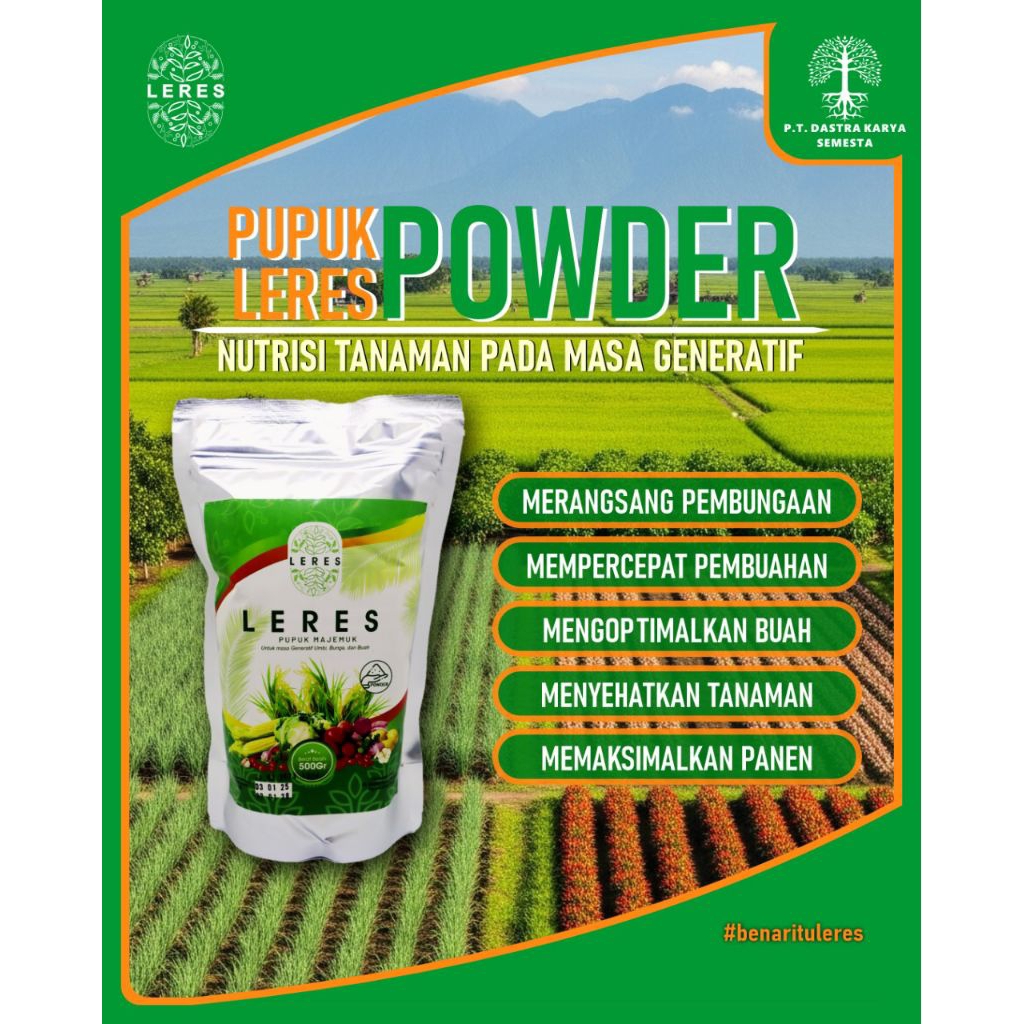 COD pupuk majemuk leres cair dan powder