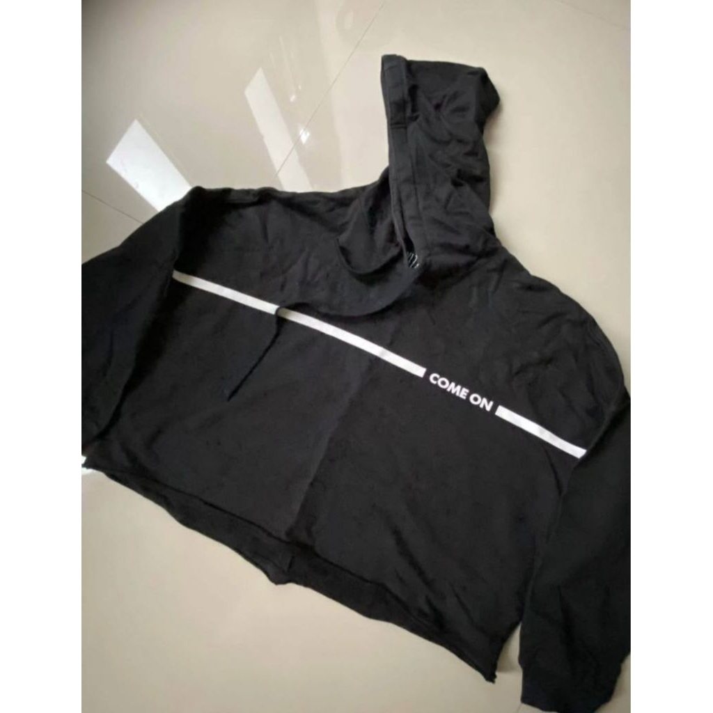 HOODIE CROP WANITA NINETY DEGREES