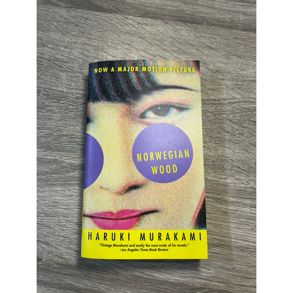 

preloved english novel norwegian wood by haruki murakami