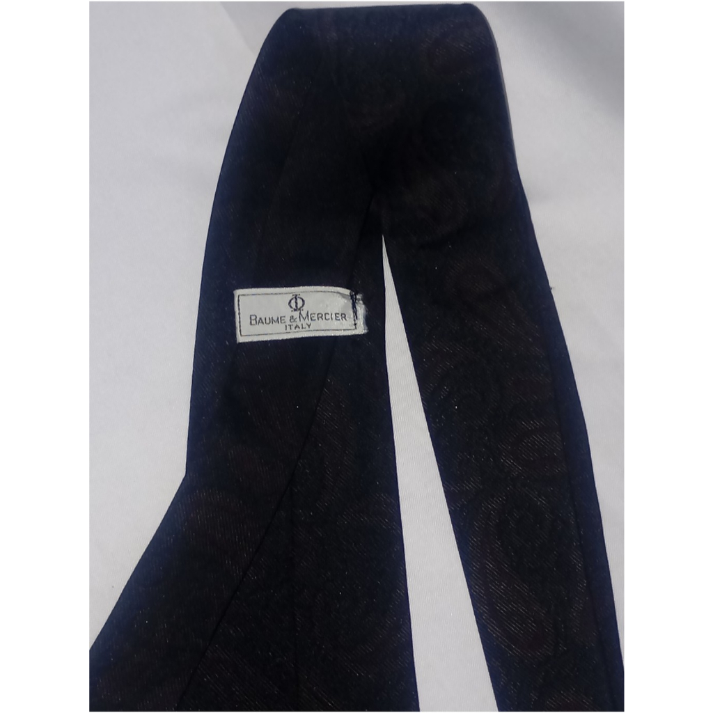 Dasi Preloved Motif Black Baume & Mercier