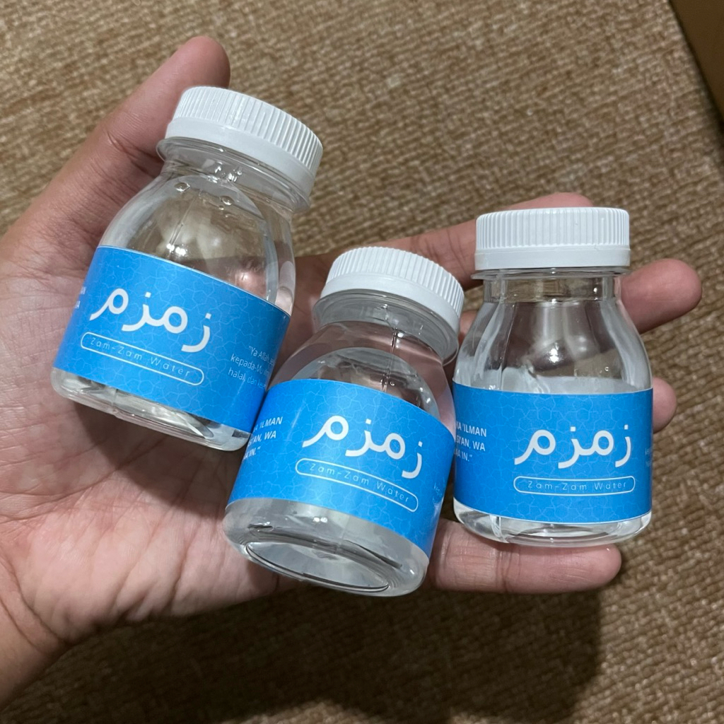 

AIR ZAM ZAM ISI 40 ML ORI BARCODE PESAWAT OLEH OLEH UMROH HAJI ZAMZAM ASLI