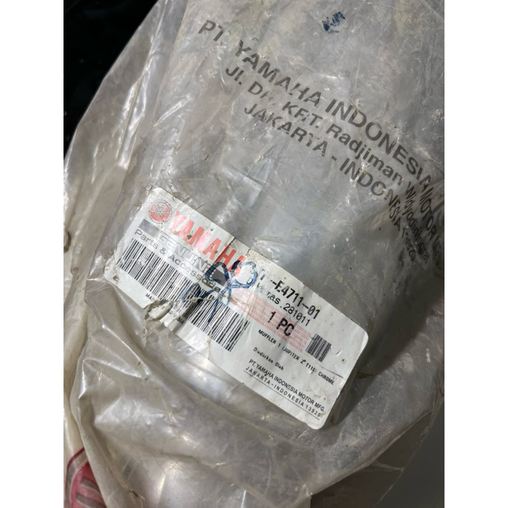 knalpot yamaha jupiter z original stok lama