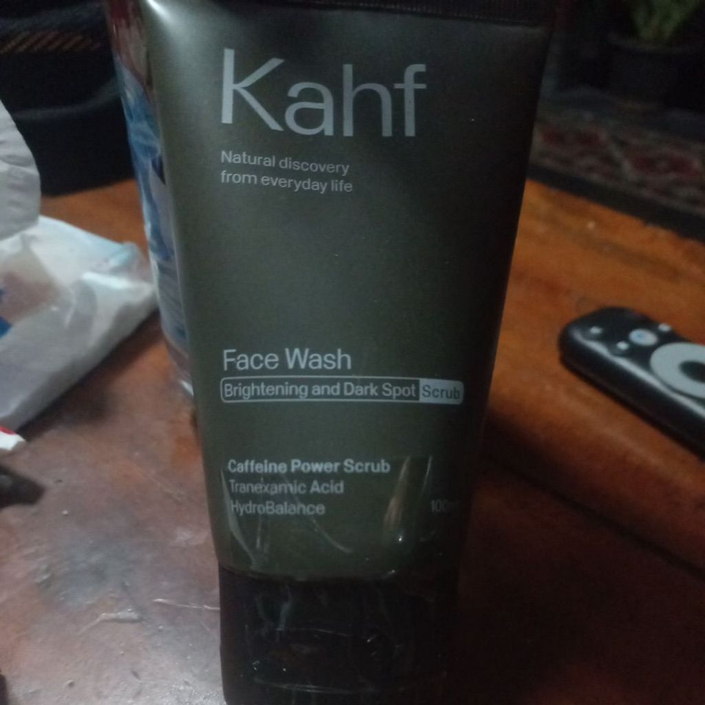 Kahf Face wash brightening and dark spot Coklat Kemasan Baru