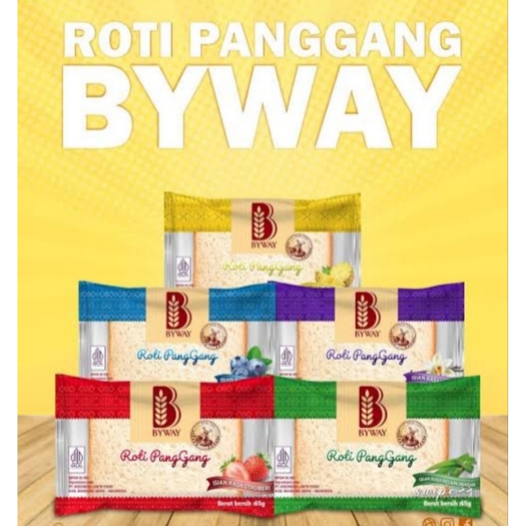 Roti Panggang Byway 1 dus (isi 60)