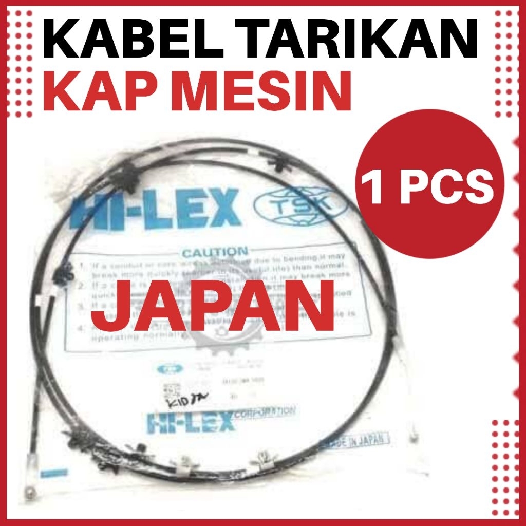 Kabel Tarikan Tuas Handle Kap Mesin Crv 2013-2017 Crv Gen 4 Crv RM - JAPAN