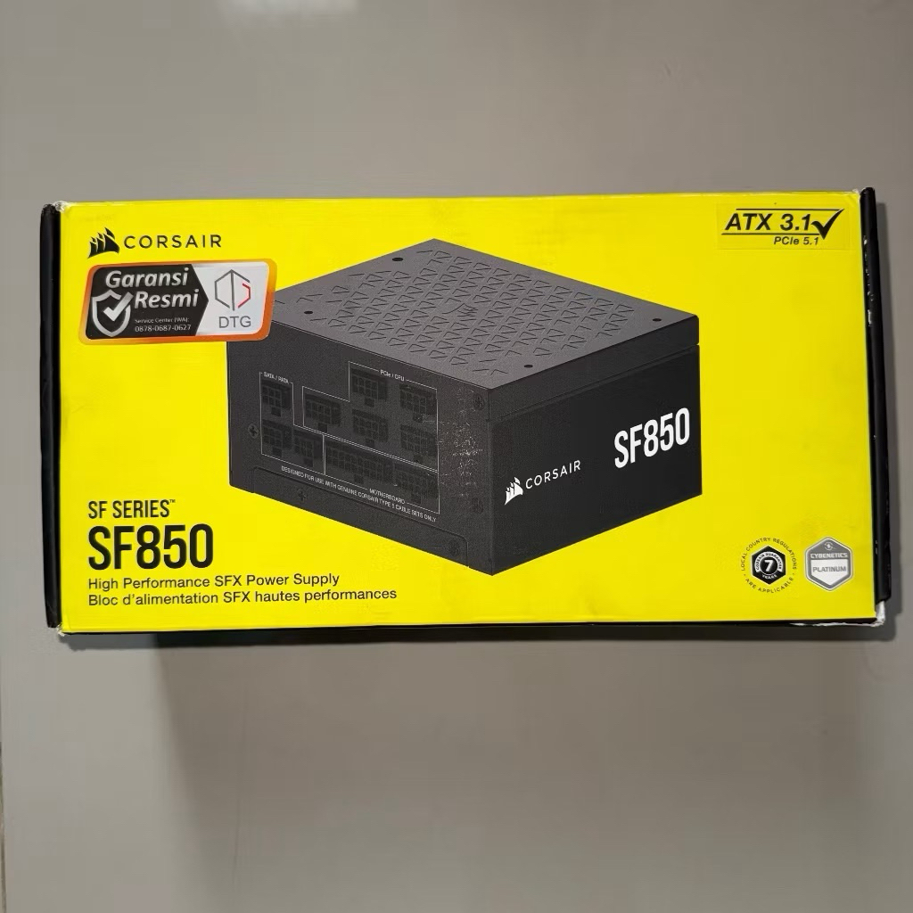 corsair sf850 850w sfx 80plus platinum atx3.1 pcie 5.1 corsair sf850 atx 3.1 pcie 5.1 80plus platinu