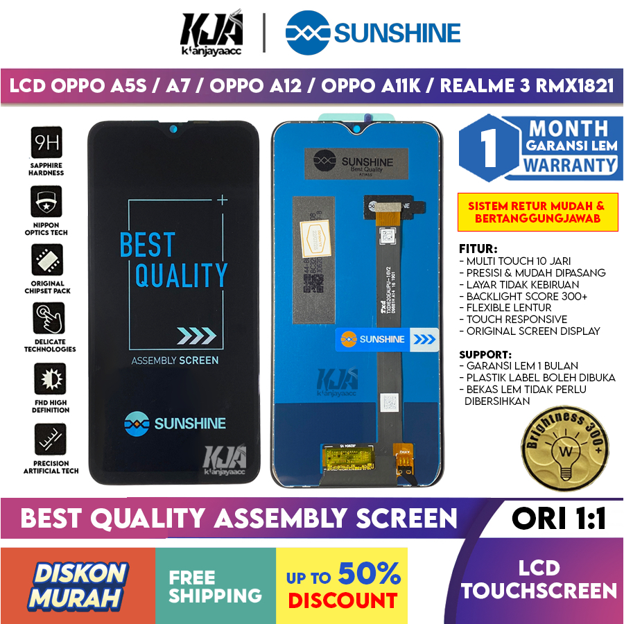 ❤️ LCD Original ❤️ Oppo A5s / AX5s / CPH1909, CPH1920, CPH1912 LCD Touchscreen Hp ORI