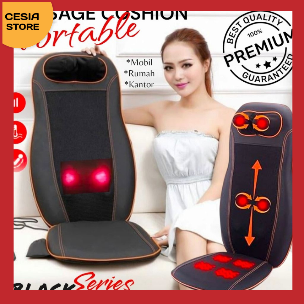 [ CS ] Alat Massage Badan Punggung Kursi Pijat Elektrik Terapi Pijit Shiatsu Kneading Chair Body Mas