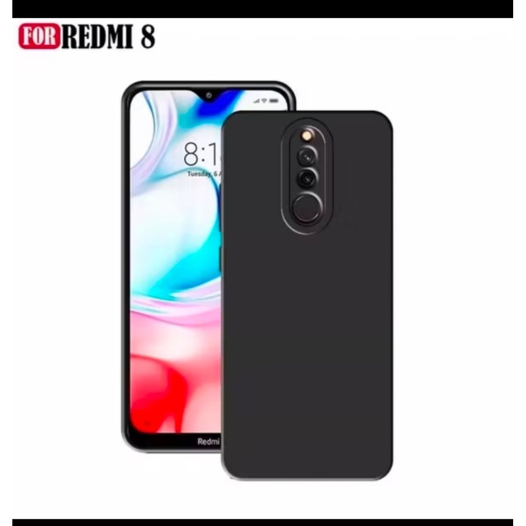 Casing Xiaomi Redmi 8 / Redmi 8A Pro SoftCase Black Matte