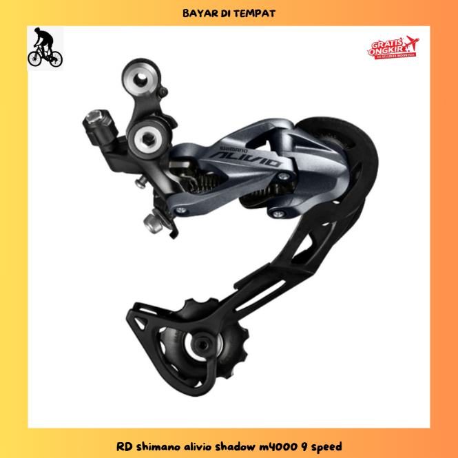 RD shimano alivio shadow m4000 9 speed