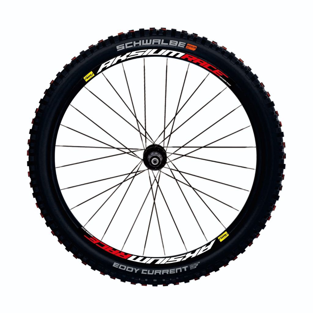 sticker decal rims sepeda gunung MTB mavic aksium race