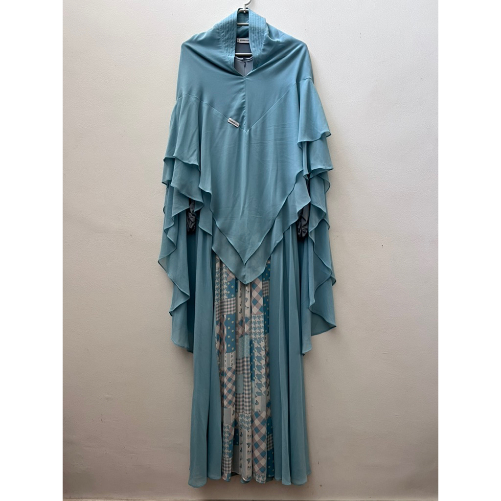 PRELOVED - Set Syar’i Hijab KaYunie Blue