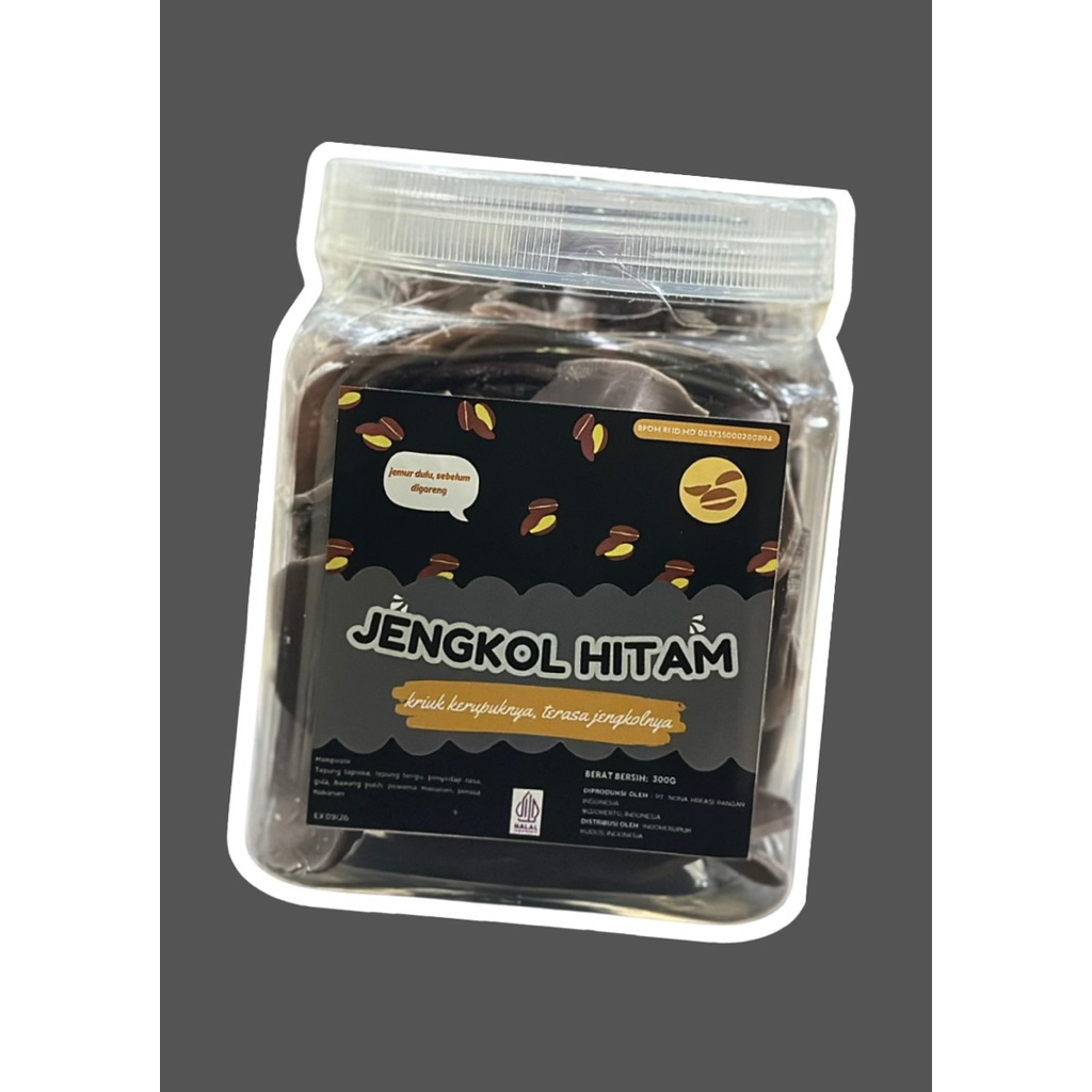 

Kerupuk Jengkol Hitam mentah