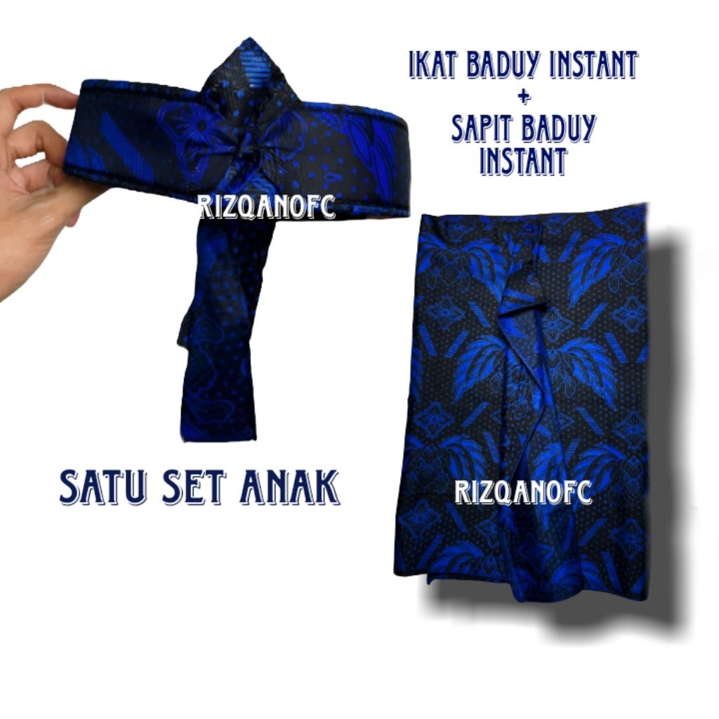 Sapit Urang Dan Ikat Kepala Instan Badui Sapit Urang dan Blangkon Baduy Sapit Urang Karnaval Sapit U