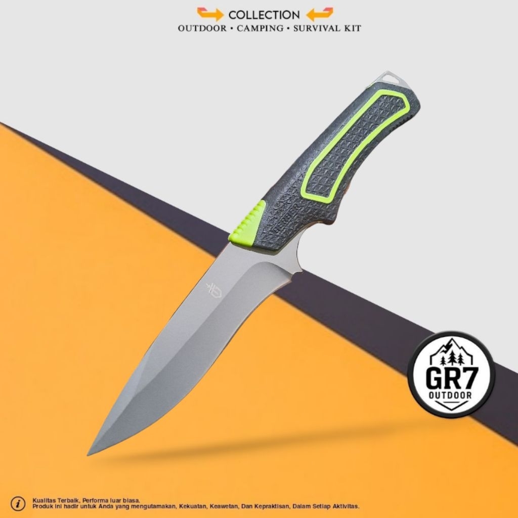 Pisau Survival BG Grylls 48A Outdoor Camping + Sarung / Pisau Tactical / Survival Kit