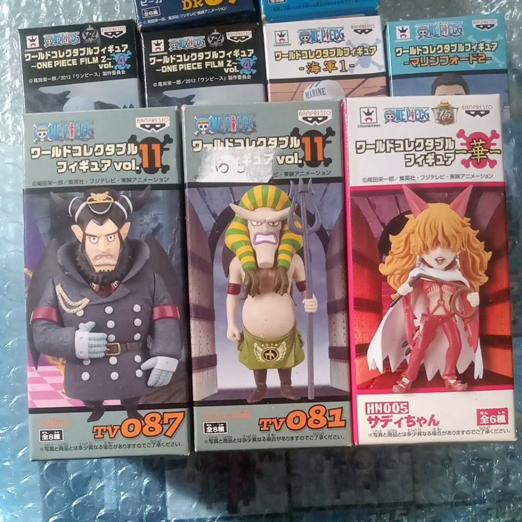 Jual Action Figure WCF One Piece Marine Magelan,Hanyabal,sadi Tv081,Tv087,Hana Original Japver