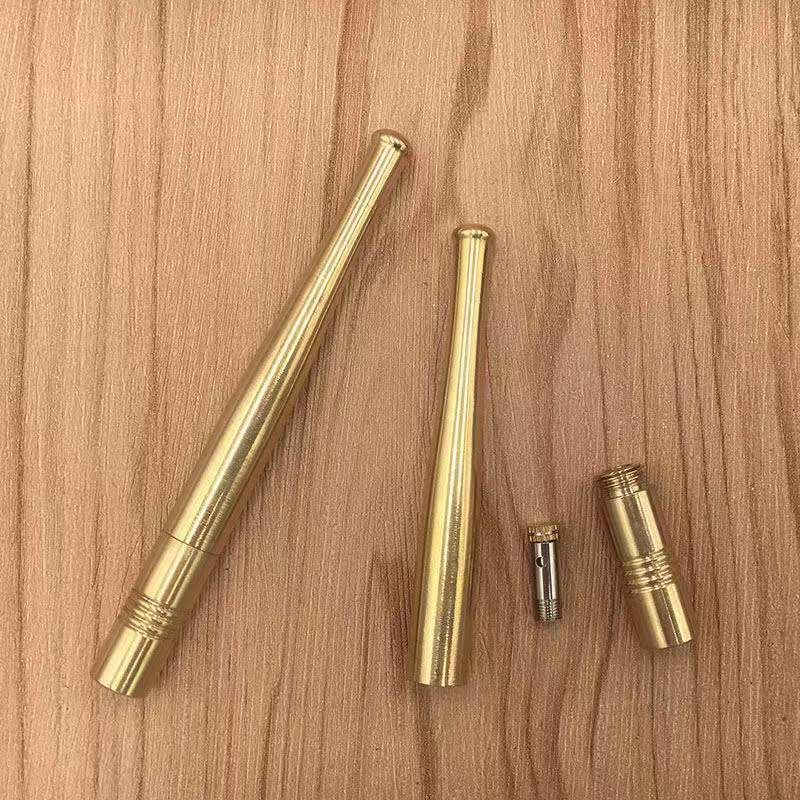 Tempat rokok filter tembaga murni, batang rokok tembaga yang dapat dilepas dan dicuci, elemen filter