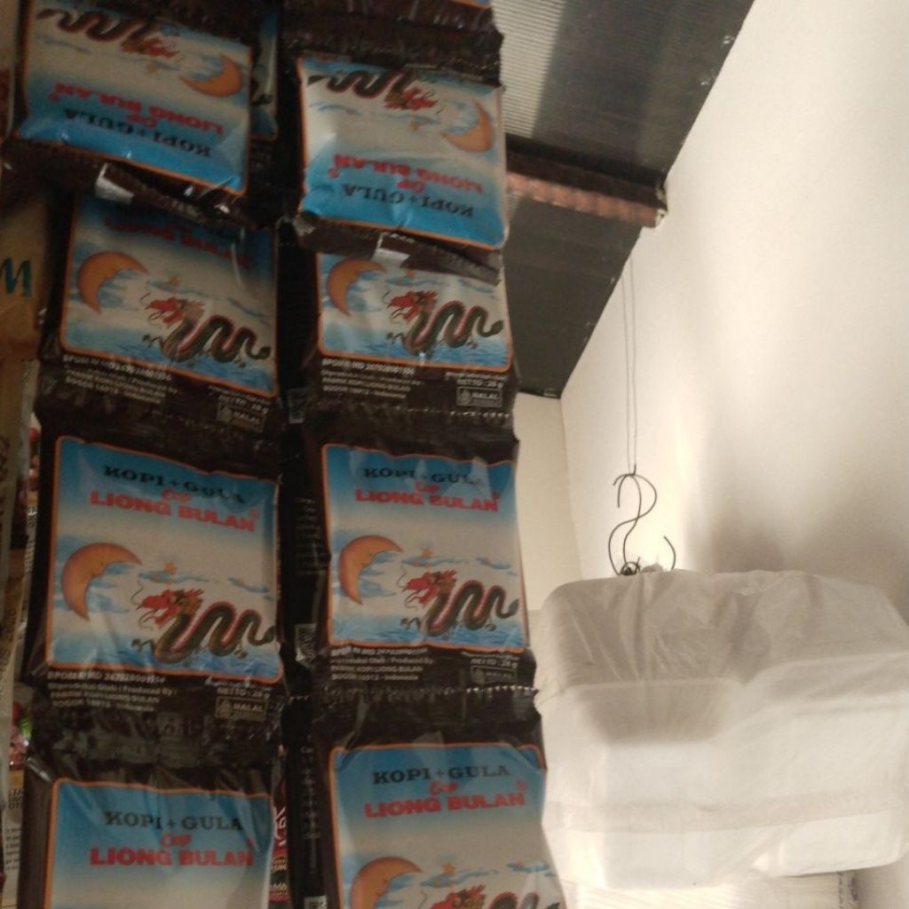 

Kopi Liong 1pack (isi 20renceng)