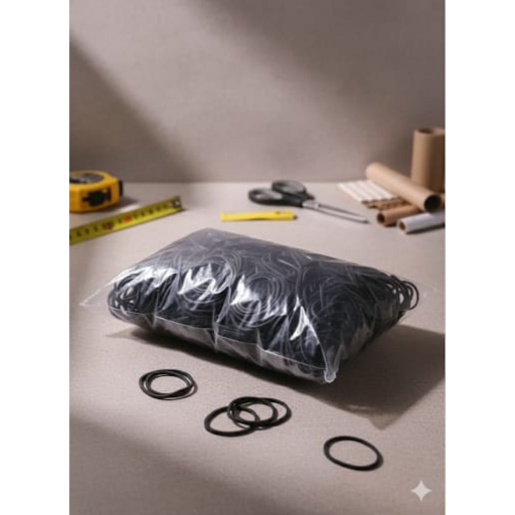 Karet Gelang hitam elastis 1kg
