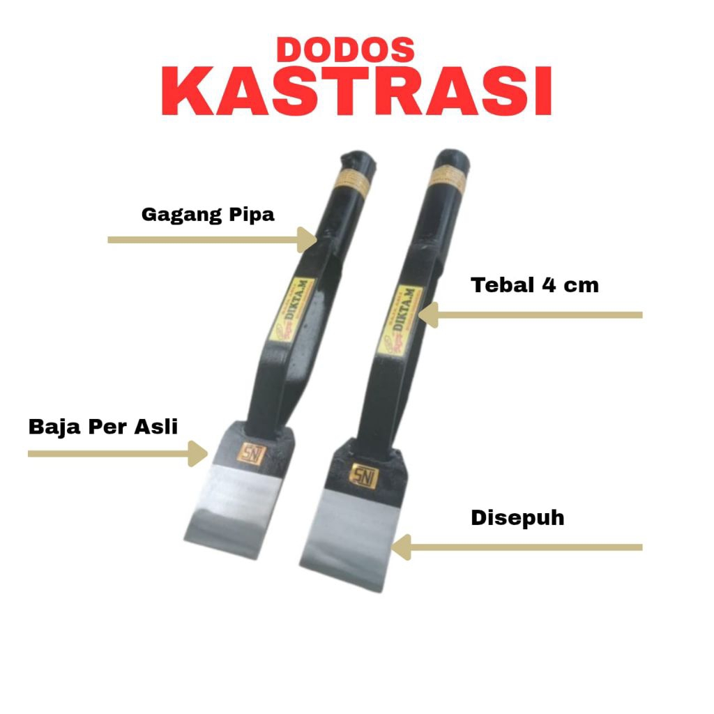 Dodos kastrasi sawit original super tajam/alat angkat sawit