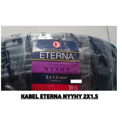 KABEL SERABUT NYYHY 2X1.5 ETERNA 1ROLL 50M