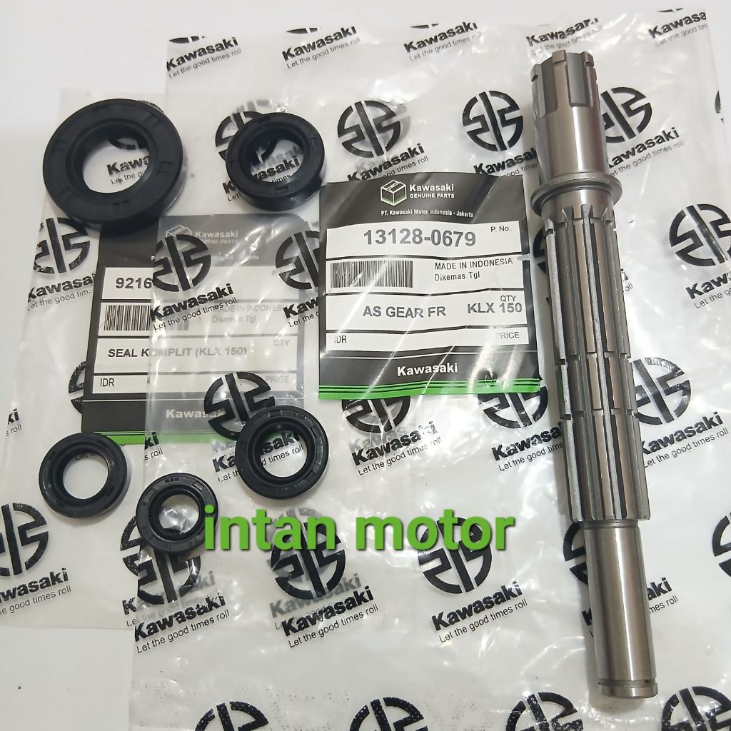 AS GEAR TARIK KLX 150 AS GEAR DEPAN KLX 150 +SEAL KOMPLIT KLX 150