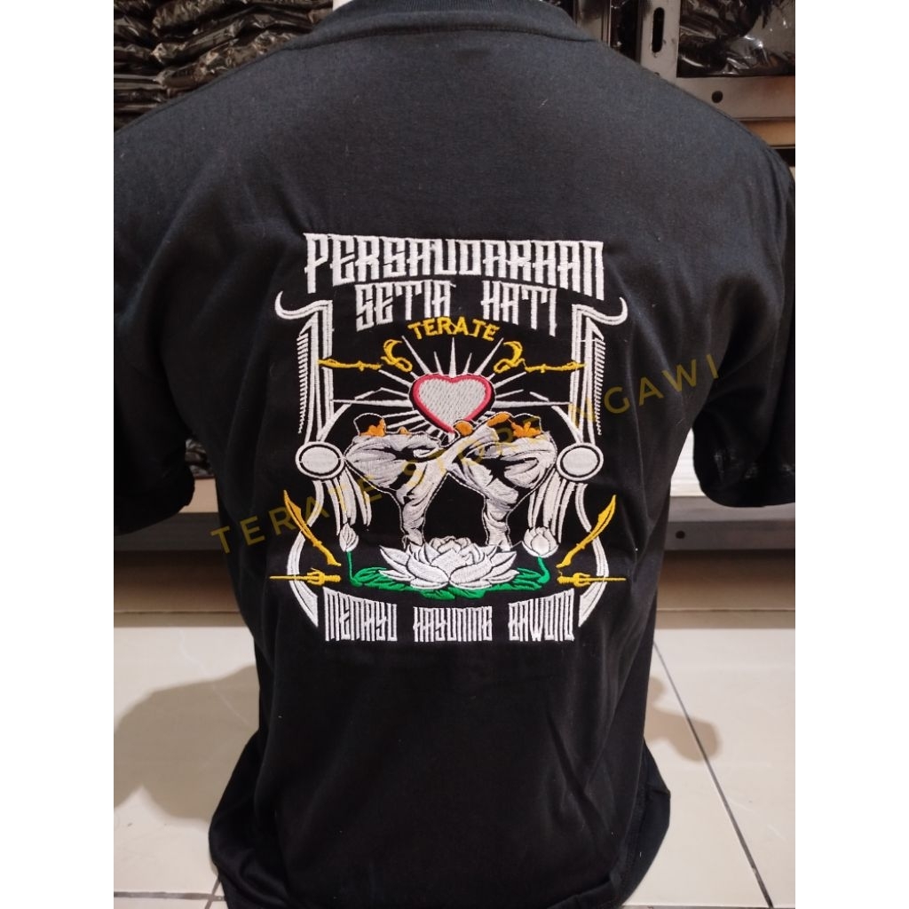 Kaos PSHT Bordir Memayu Hayuning Bawono