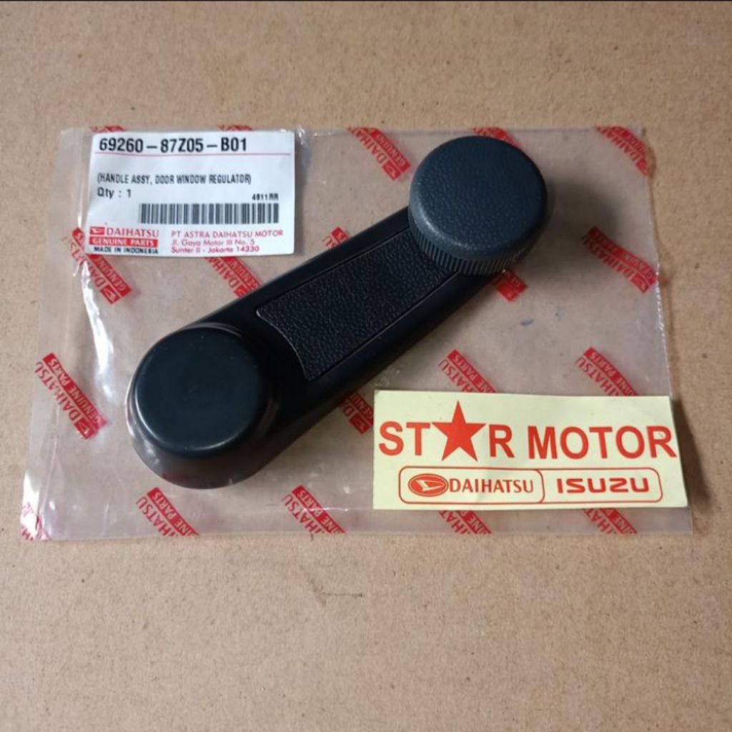putaran kaca granmax minibus,handle putaran kaca pintu tengah granmax minibus original