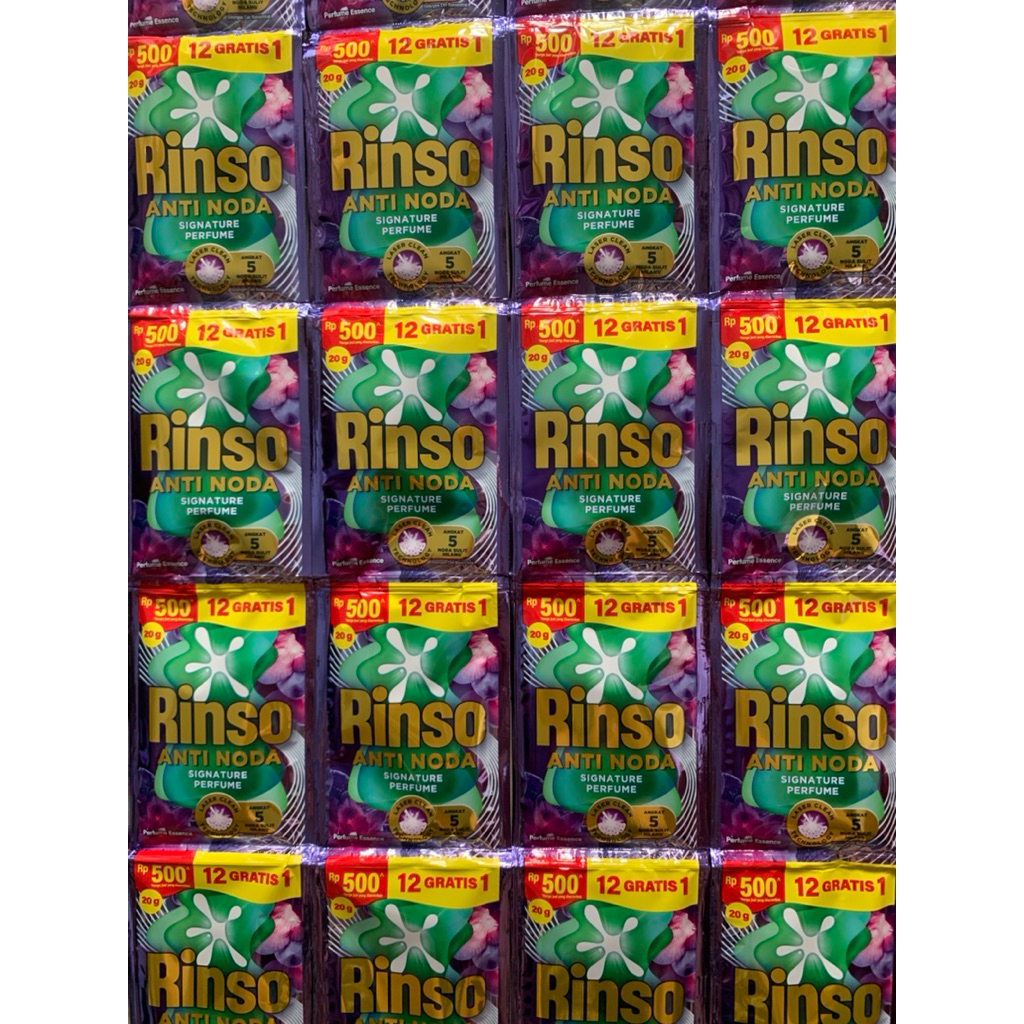 Rinso Cair Sachet UNGU isi 52 sachet @20ml