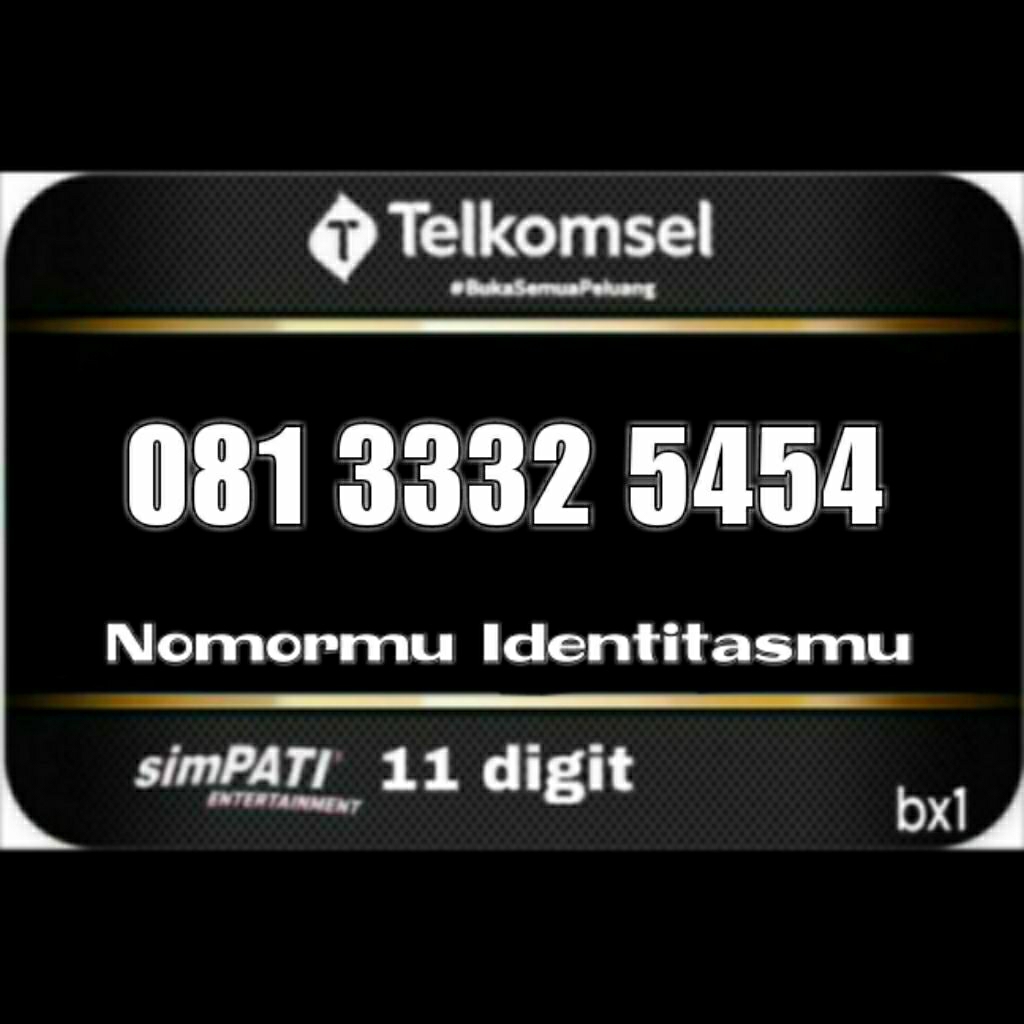 SIMPATI 11 DIGIT NOMOR CANTIK NOMOR RAPI ABAB AAAB 3332 5454 5959