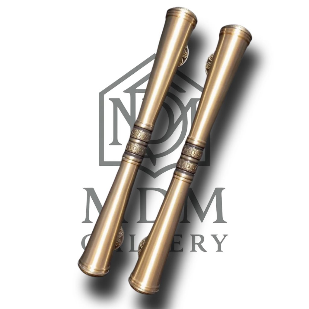 Handle Pintu Rumah Minimalis Gagang Pintu Rumah Kuningan Antik Motif Godo Polos Ukir