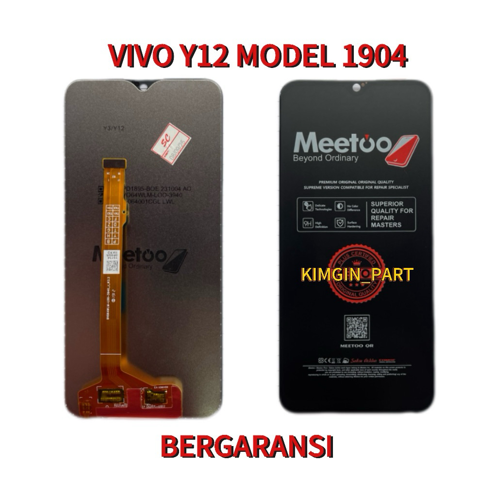 Lcd Touchsreen Ts Fulset Vivo Y12 Model 1904