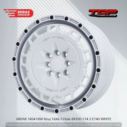 Velg arfak hsr wheel ring 16 harga promo untuk mobil avanza xenia brio r16 original